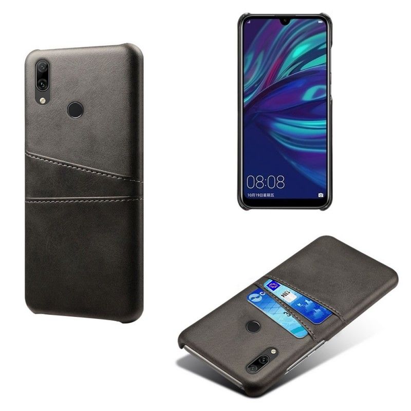 Coque Huawei Y7 2019 Porte Cartes Effet Cuir