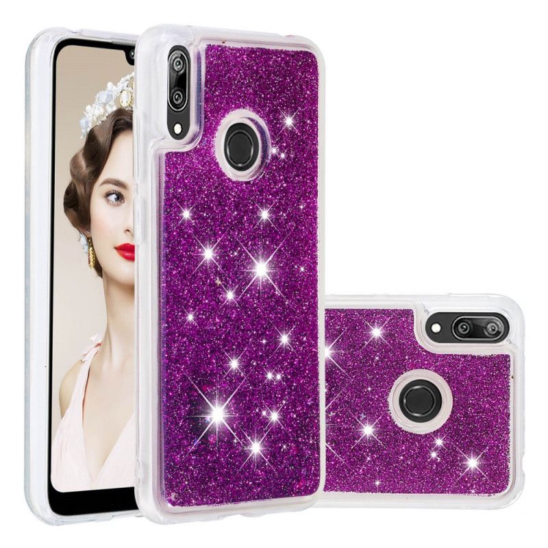 Coque Huawei Y7 2019 Poudre De Paillettes