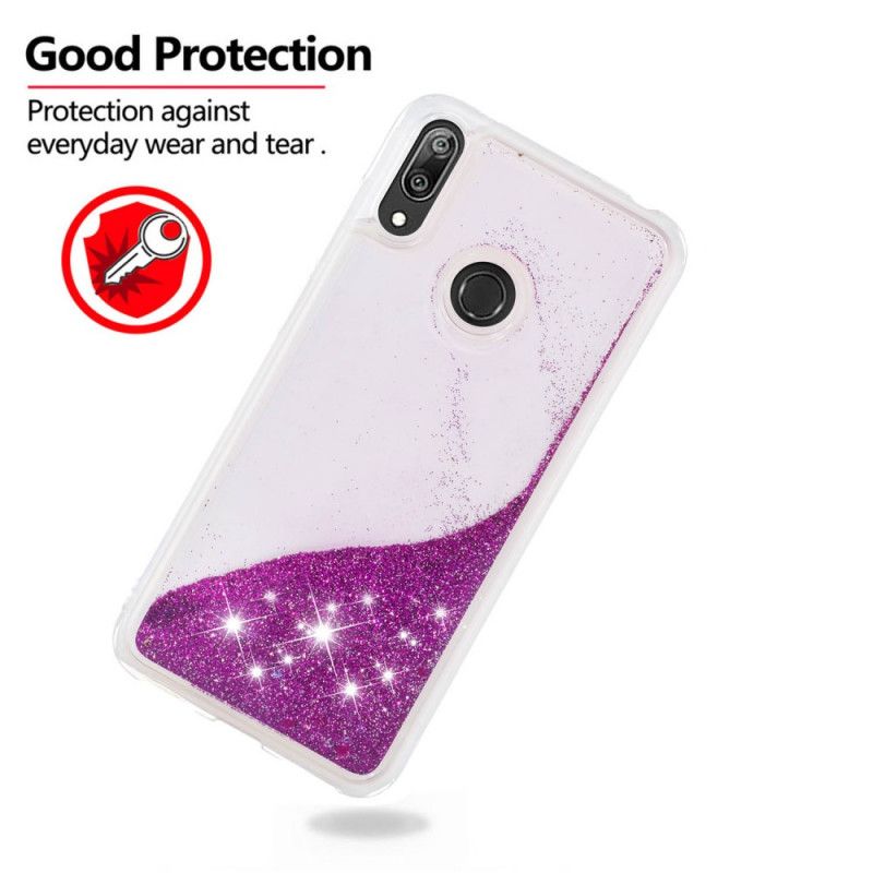 Coque Huawei Y7 2019 Poudre De Paillettes