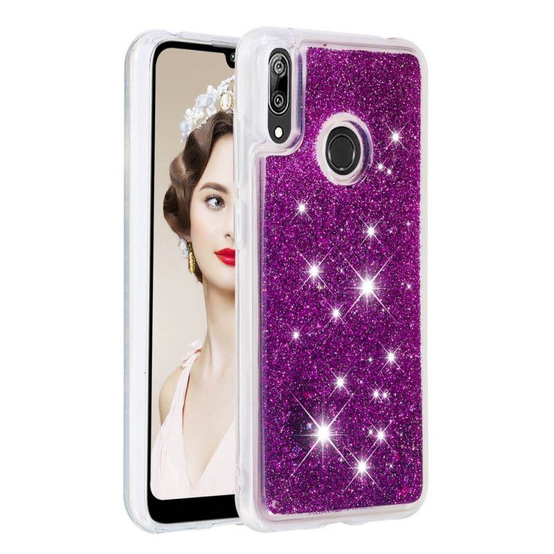 Coque Huawei Y7 2019 Poudre De Paillettes