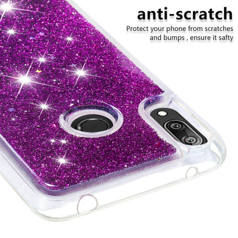 Coque Huawei Y7 2019 Poudre De Paillettes