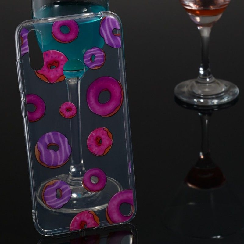 Coque Huawei Y7 2019 Transparente Fan De Donuts