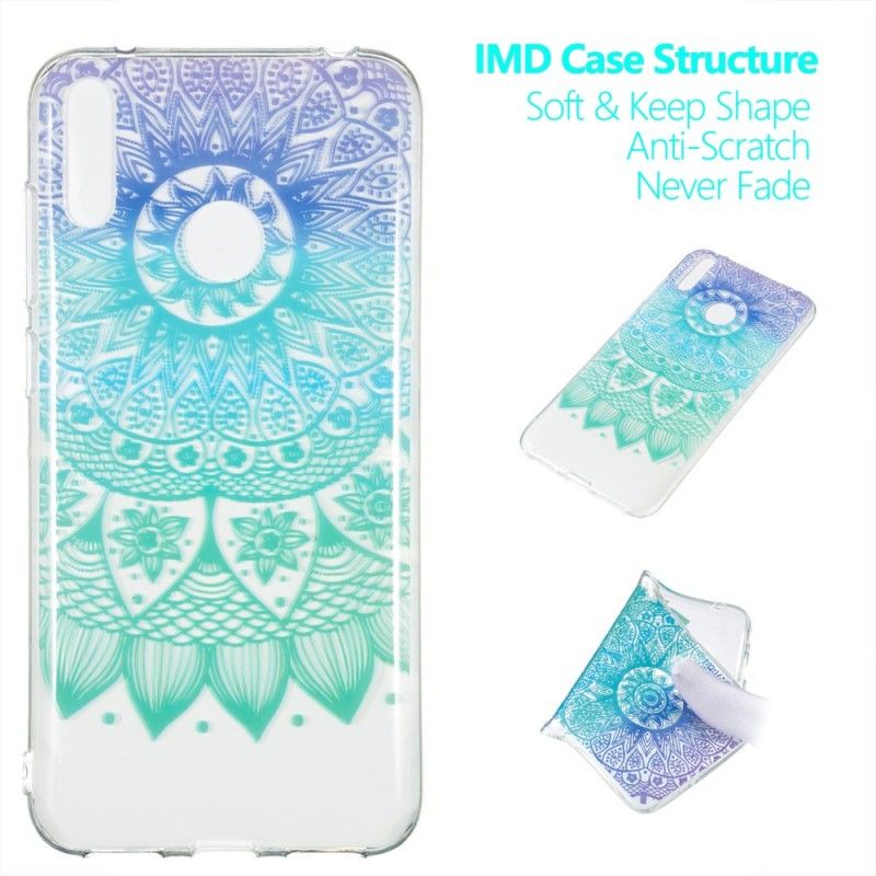 Coque Huawei Y7 2019 Transparente Mandala Colore