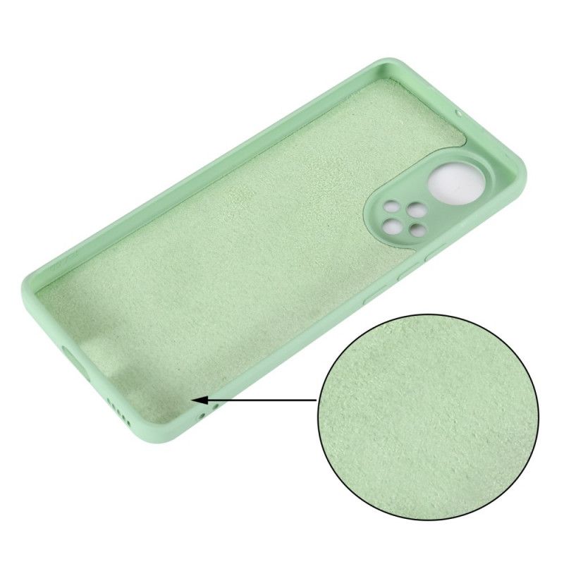 Coque Pour Huawei Nova 9 / Honor 50 Silicone Liquide Avec Lanière