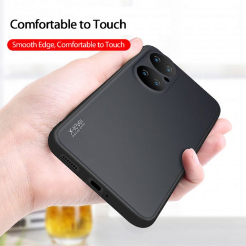 Coque Pour Huawei P50 Pro X-level Matte Avec Lanière