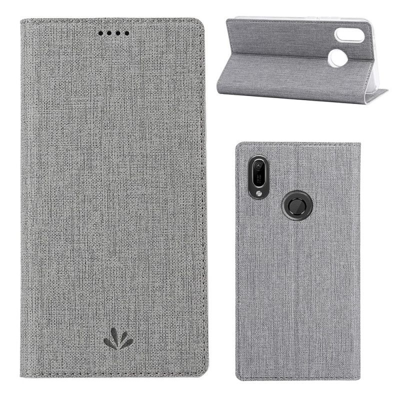 Flip Cover Honor 8a / Huawei Y6 2019 Texturée Vili Dmx