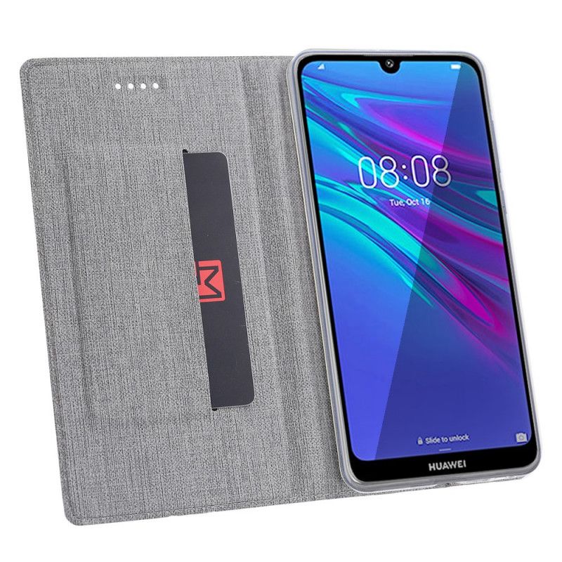 Flip Cover Honor 8a / Huawei Y6 2019 Texturée Vili Dmx