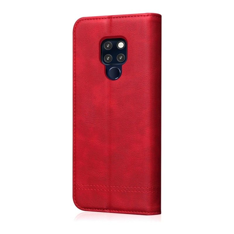 Flip Cover Huawei Mate 20 Effet Cuir Coutures