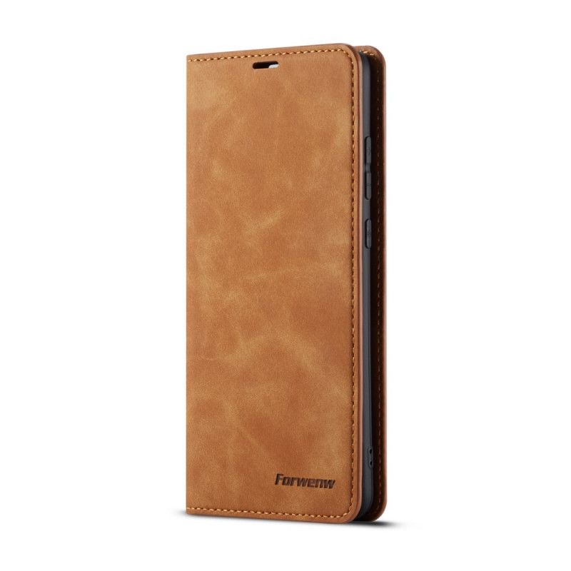 Flip Cover Huawei Mate 20 Effet Cuir Forwenw