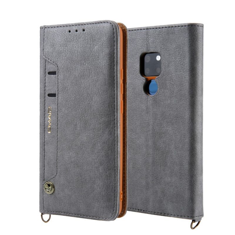 Flip Cover Huawei Mate 20 Effet Cuir Multi-cartes Cmai2