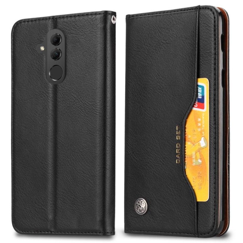 Flip Cover Huawei Mate 20 Lite Simili Cuir Porte-cartes