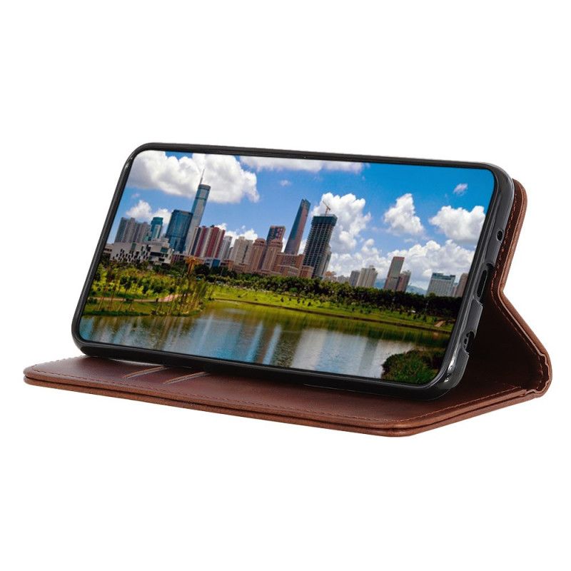 Flip Cover Huawei Mate 30 Pro Cuir Fendu Élégance