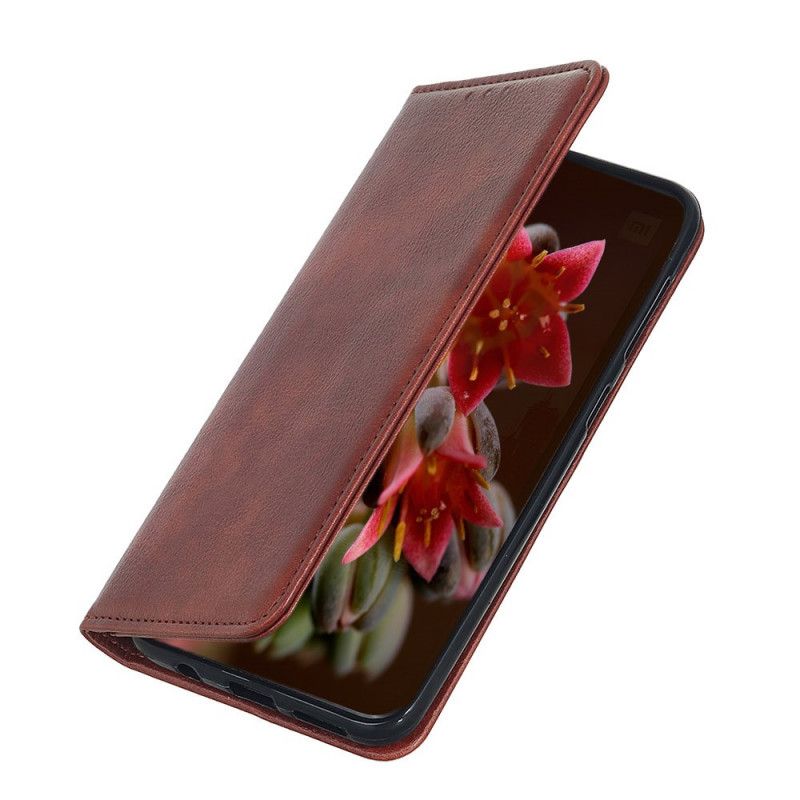 Flip Cover Huawei Mate 30 Pro Cuir Fendu Litchi