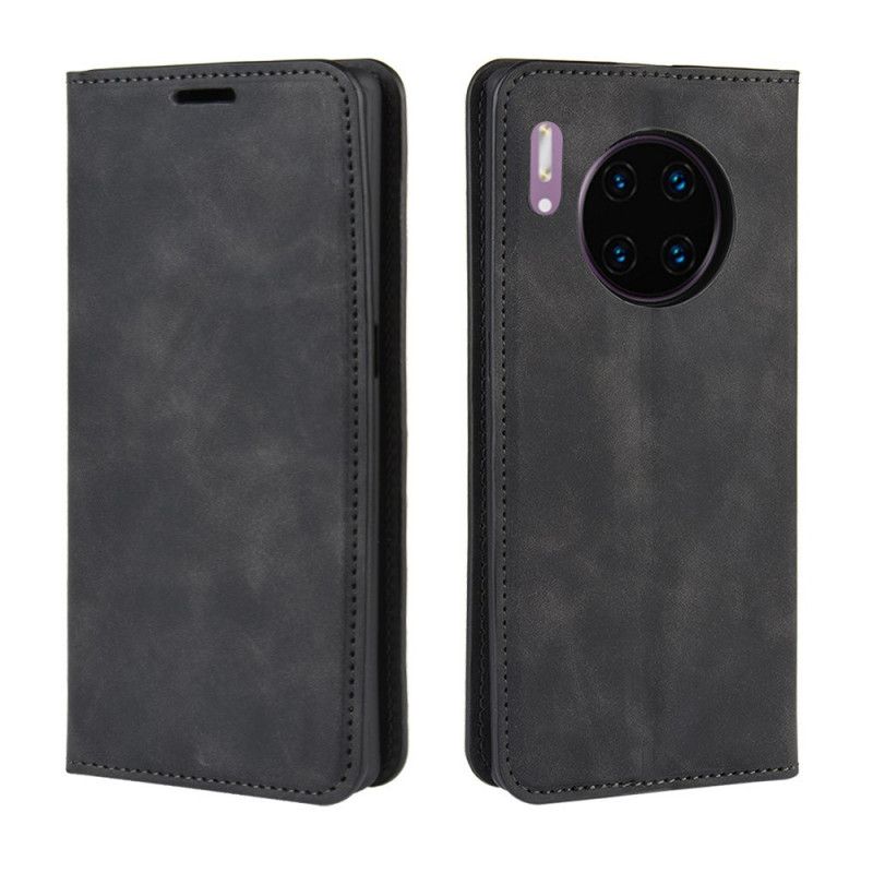 Flip Cover Huawei Mate 30 Pro Effet Cuir Douceur