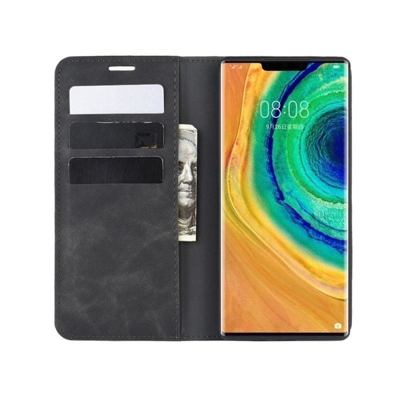 Flip Cover Huawei Mate 30 Pro Effet Cuir Douceur