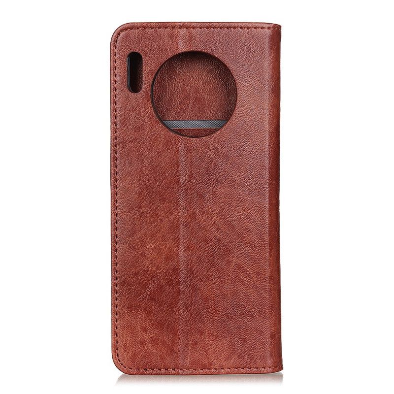 Flip Cover Huawei Mate 30 Pro Premium Simili Cuir Coutures