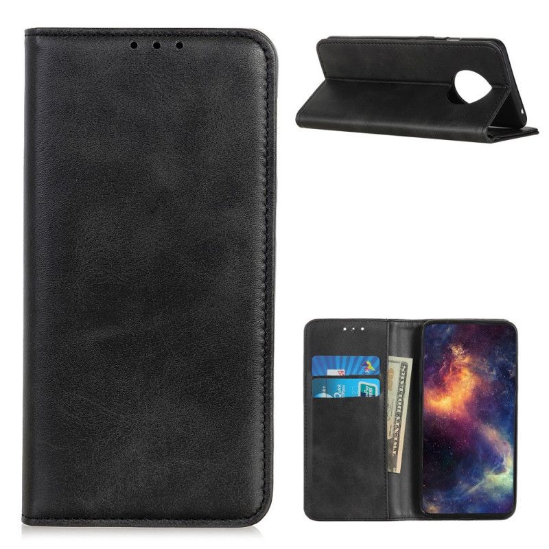 Flip Cover Huawei Mate 40 Pro Cuir Fendu Élégance