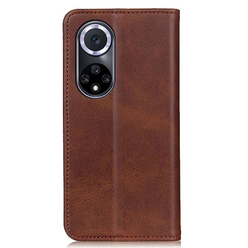 Flip Cover Huawei Nova 9 / Honor 50 Cuir Fendu Élégance