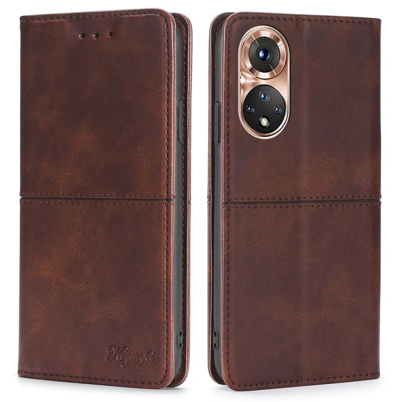 Flip Cover Huawei Nova 9 / Honor 50 Style Cuir Couture