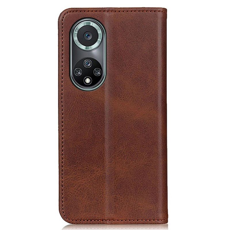 Flip Cover Huawei Nova 9 Pro / Honor 50 Pro Cuir Fendu Élégance