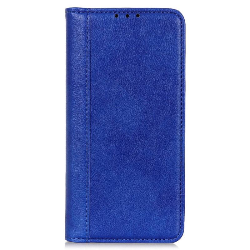 Flip Cover Huawei Nova 9 Pro / Honor 50 Pro Cuir Litchi Fendu Élégance