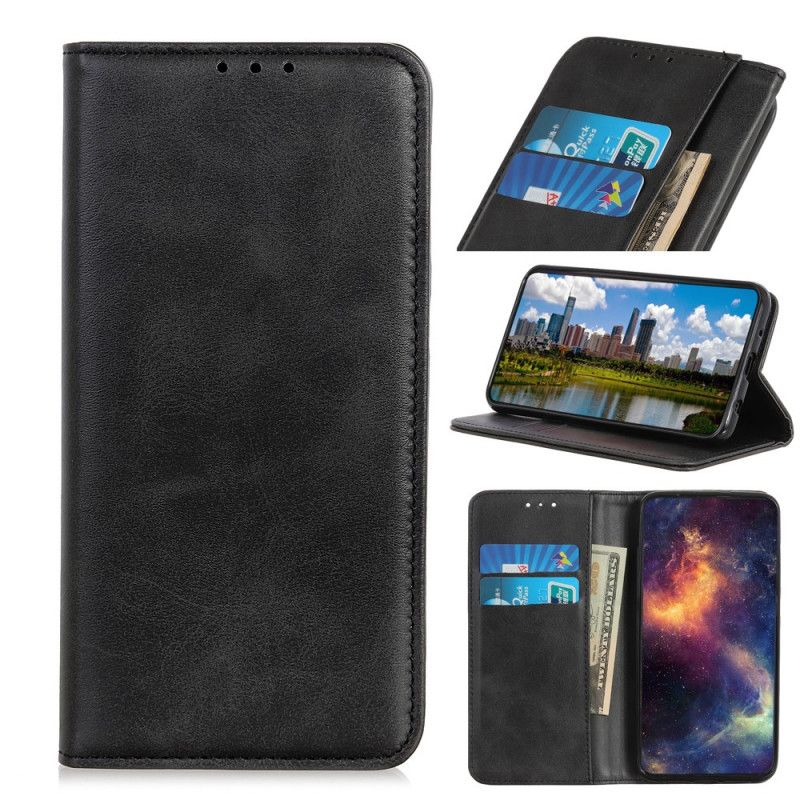 Flip Cover Huawei P Smart 2020 Cuir Fendu Élégance