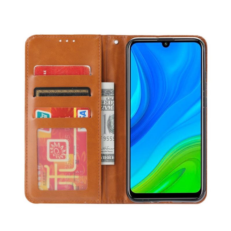 Flip Cover Huawei P Smart 2020 Simili Cuir Porte-cartes