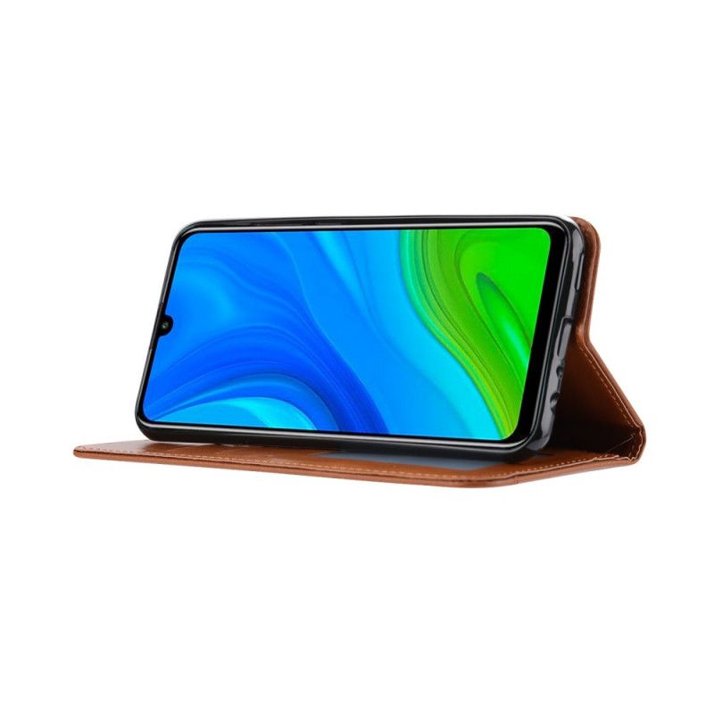 Flip Cover Huawei P Smart 2020 Simili Cuir Porte-cartes