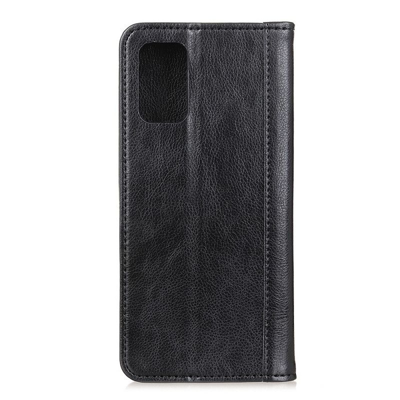 Flip Cover Huawei P Smart 2021 Cuir Litchi Fendu Coloré