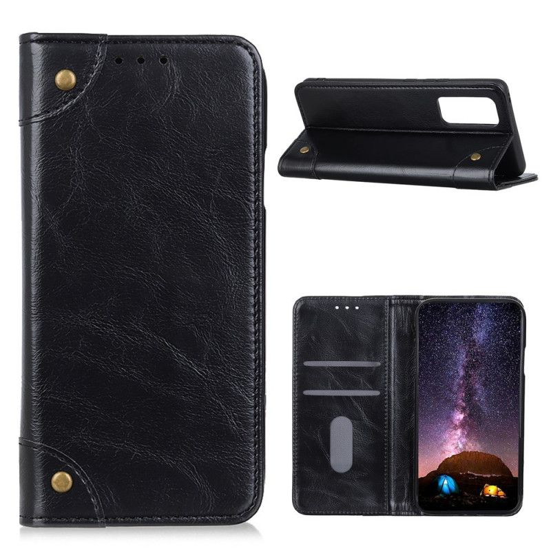 Flip Cover Huawei P Smart 2021 Style Cuir Nappa