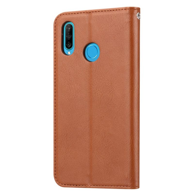 Flip Cover Huawei P Smart Plus 2019 Simili Cuir Porte-cartes