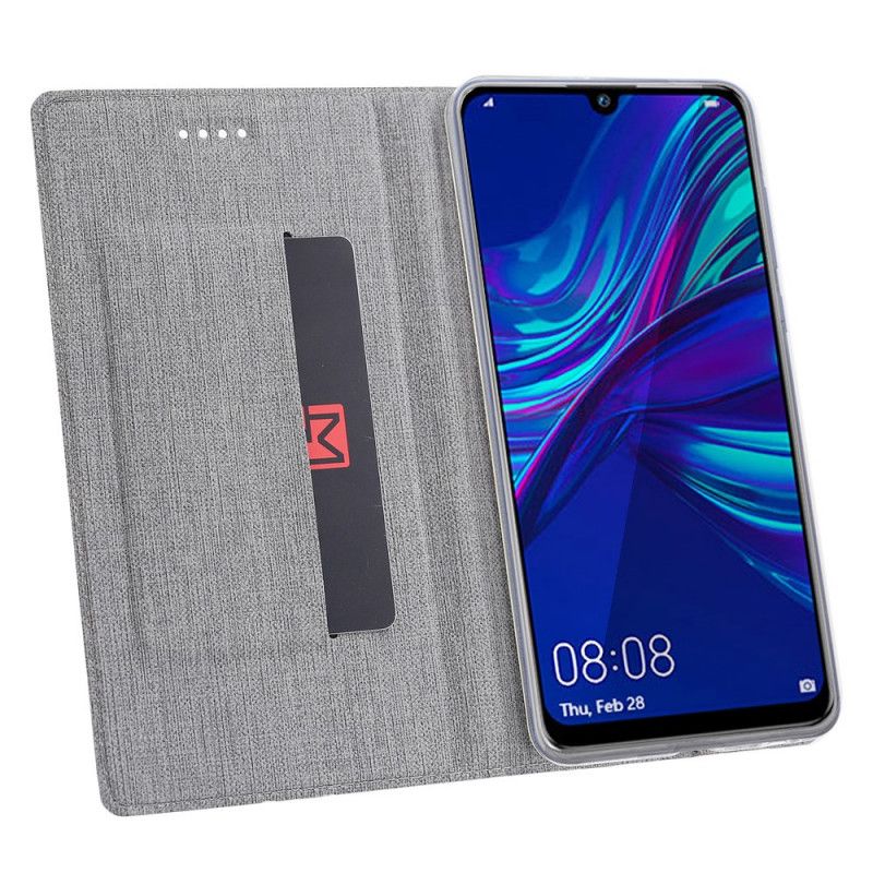 Flip Cover Huawei P Smart Plus 2019 Texturée Vili Dmx