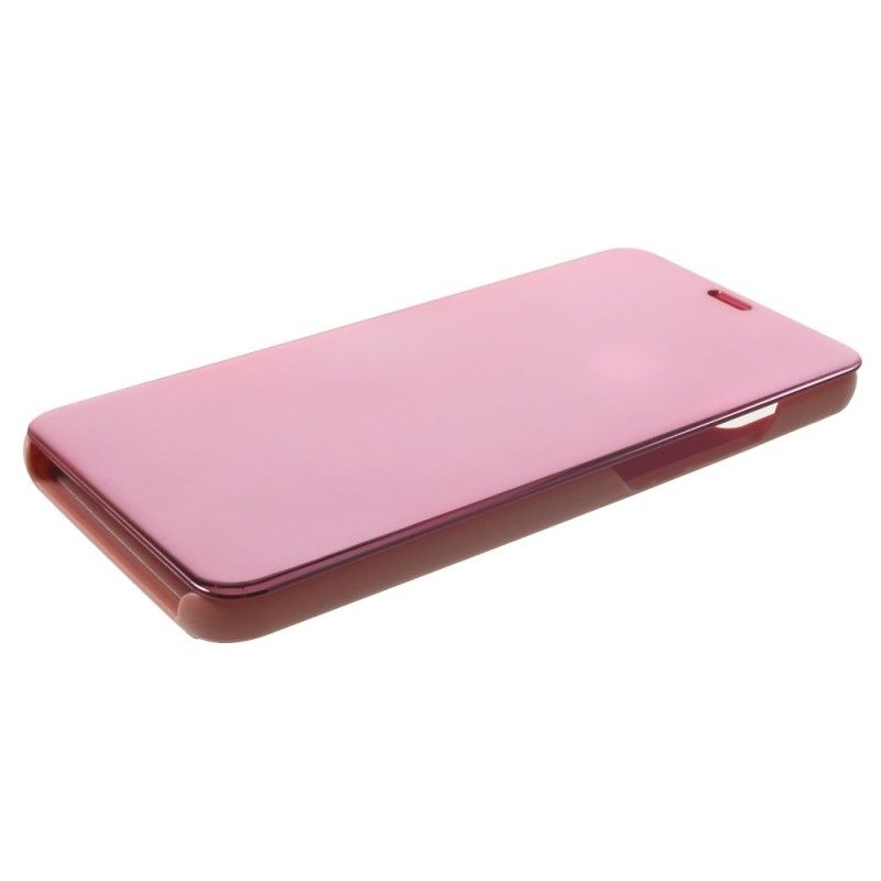 Flip Cover Huawei P Smart Plus Miroir Et Effet Cuir