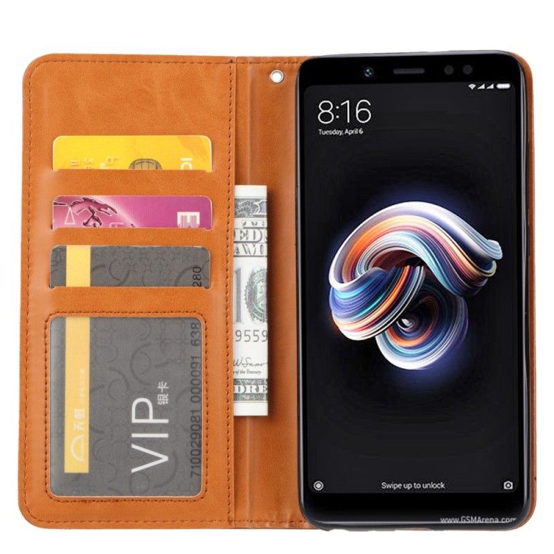 Flip Cover Huawei P Smart Plus Simili Cuir Porte-cartes