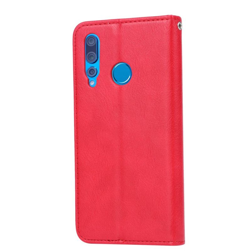 Flip Cover Huawei P Smart Z / Honor 9x Simili Cuir Porte-cartes