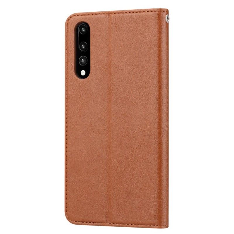 Flip Cover Huawei P20 Pro Simili Cuir Porte-cartes