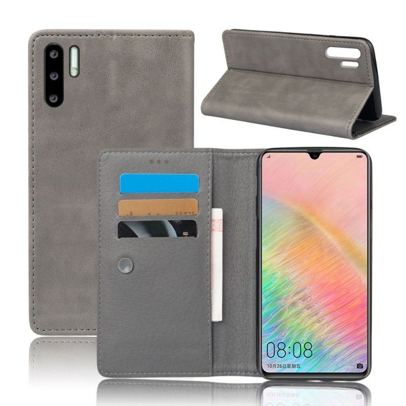 Flip Cover Huawei P30 Pro Effet Cuir