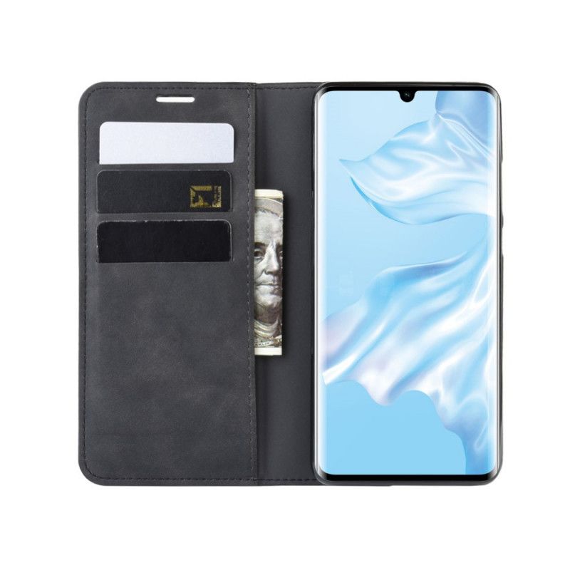 Flip Cover Huawei P30 Pro Effet Cuir Chic