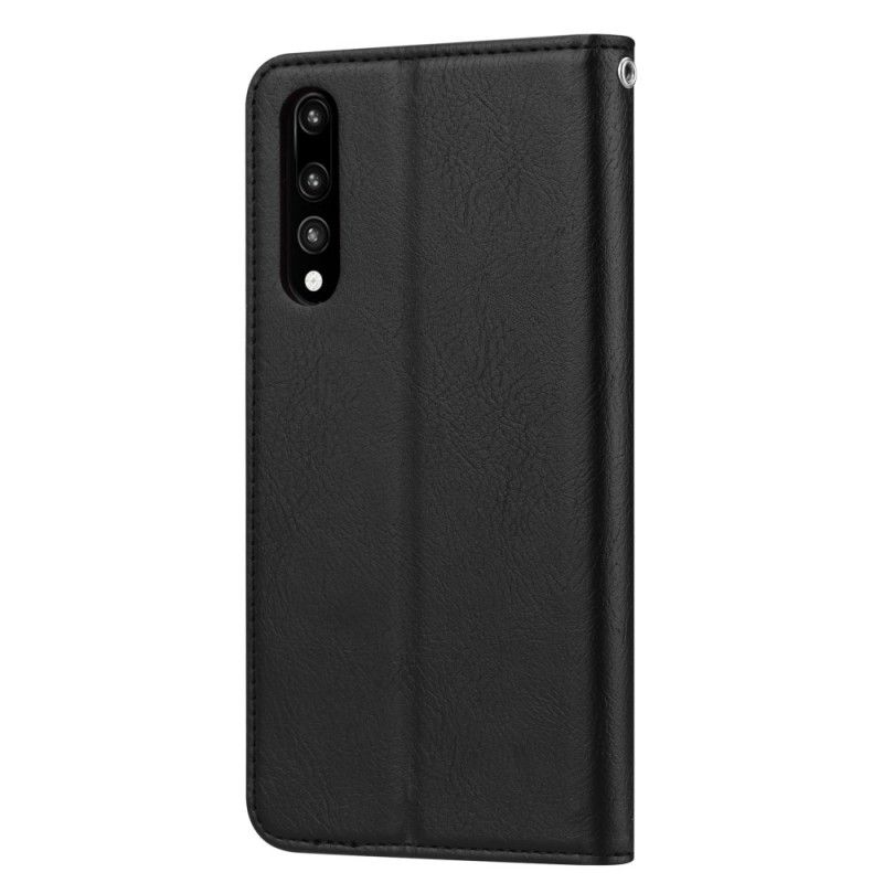 Flip Cover Huawei P30 Simili Cuir Porte-cartes