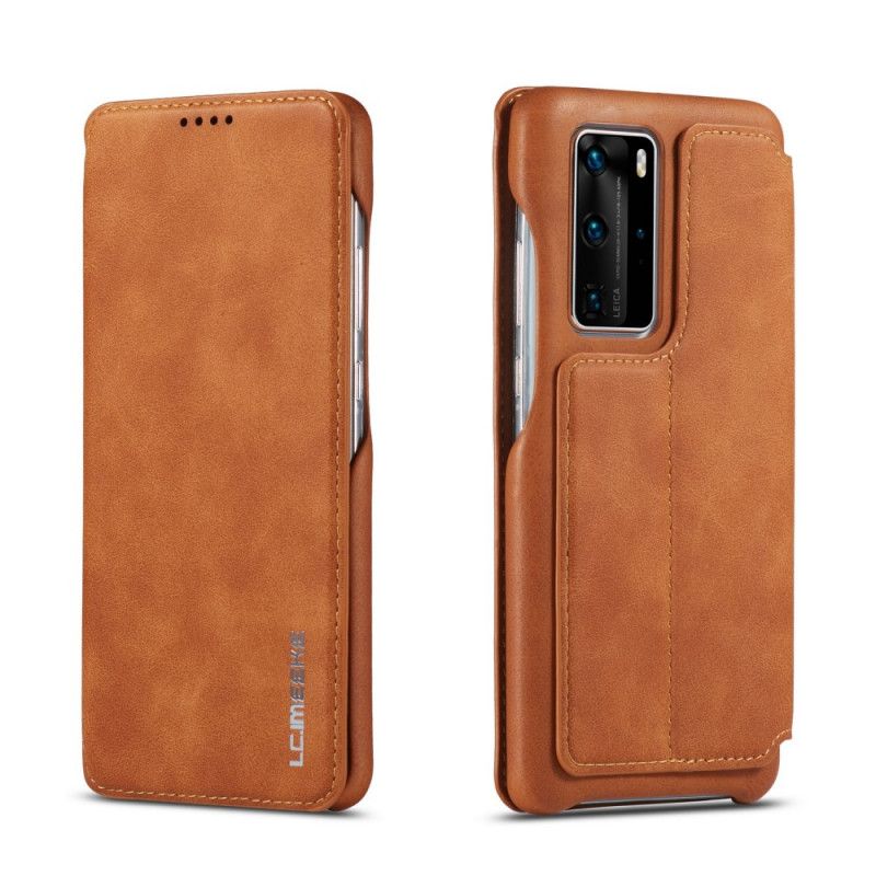 Flip Cover Huawei P40 Lc.imeeke Effet Cuir