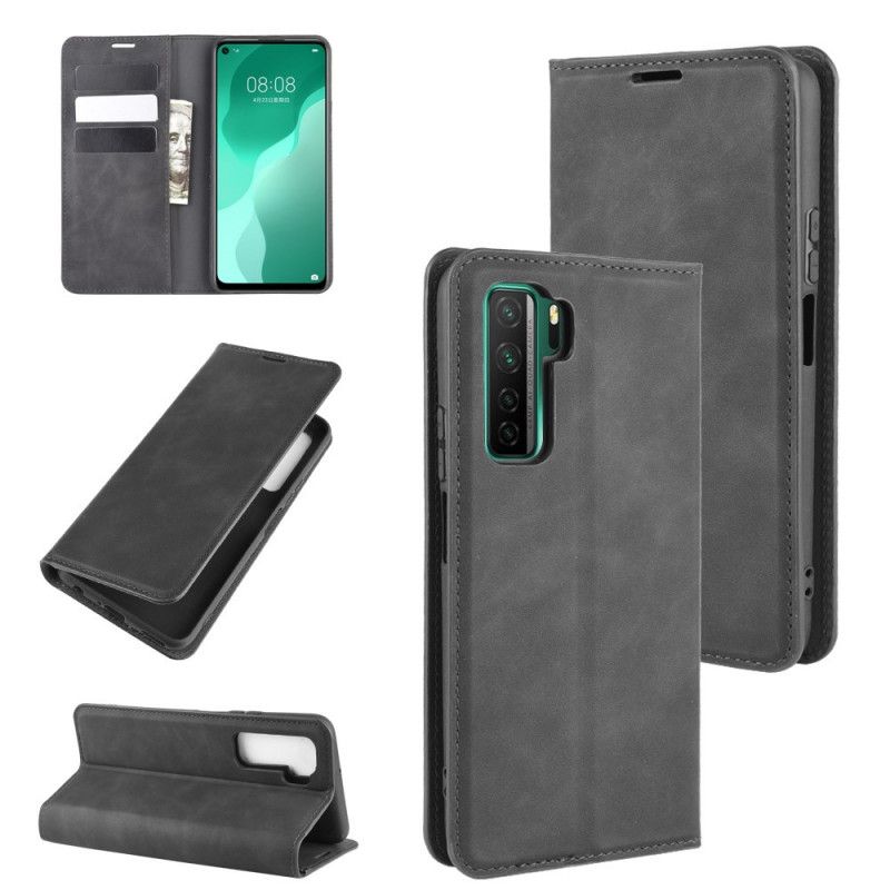 Flip Cover Huawei P40 Lite 5g Effet Cuir Douceur