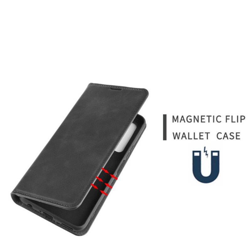 Flip Cover Huawei P40 Lite 5g Effet Cuir Douceur