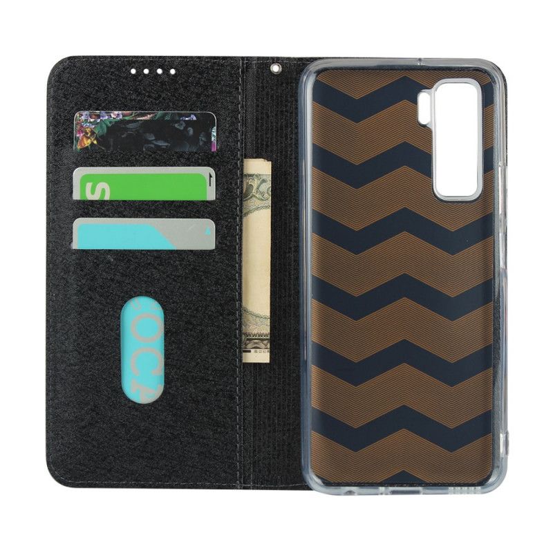 Flip Cover Huawei P40 Lite 5g Style Cuir Douceur Avec Lanière