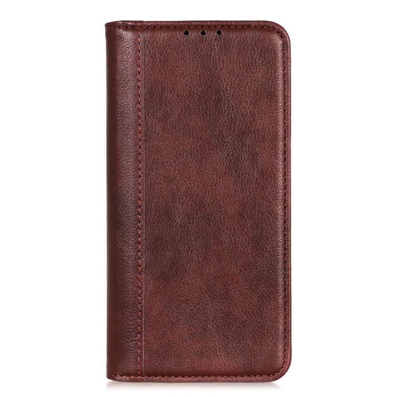 Flip Cover Huawei P40 Lite E / Y7p Cuir Litchi Fendu