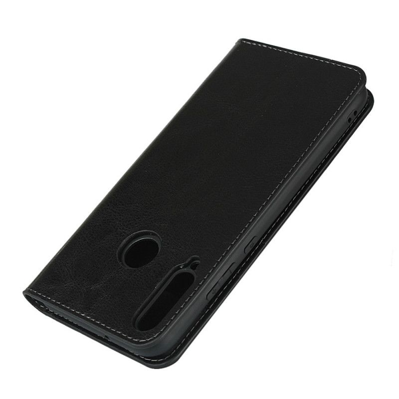 Flip Cover Huawei P40 Lite E / Y7p Cuir Véritable