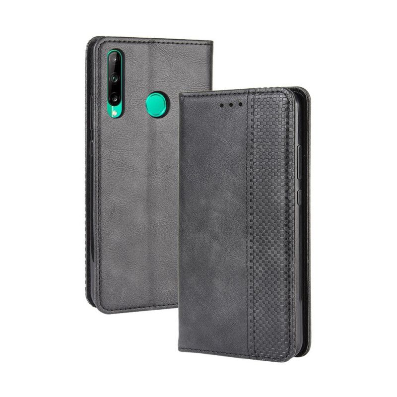 Flip Cover Huawei P40 Lite E / Y7p Effet Cuir Vintage Stylisé