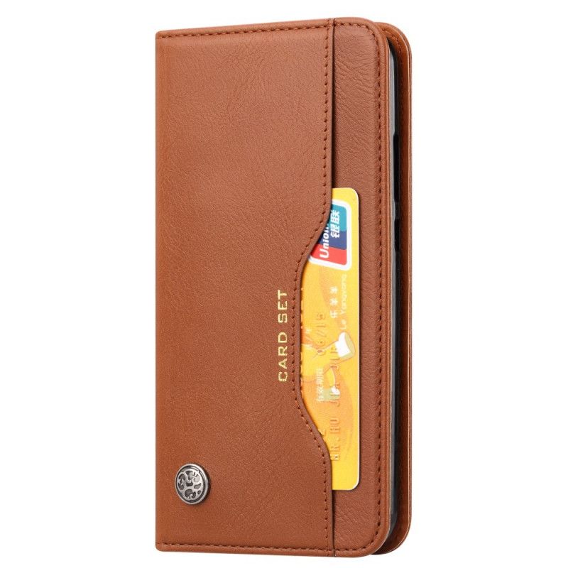 Flip Cover Huawei P40 Lite E / Y7p Simili Cuir Porte-cartes