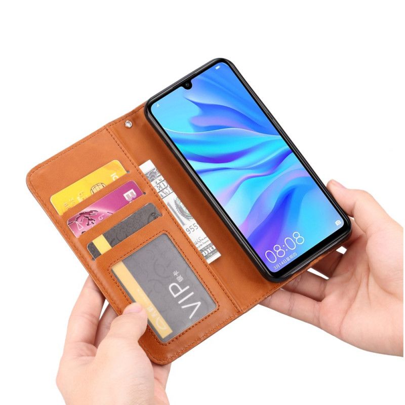 Flip Cover Huawei P40 Lite E / Y7p Simili Cuir Porte-cartes