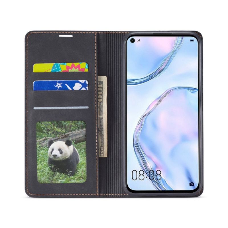 Flip Cover Huawei P40 Lite Effet Cuir Forwenw