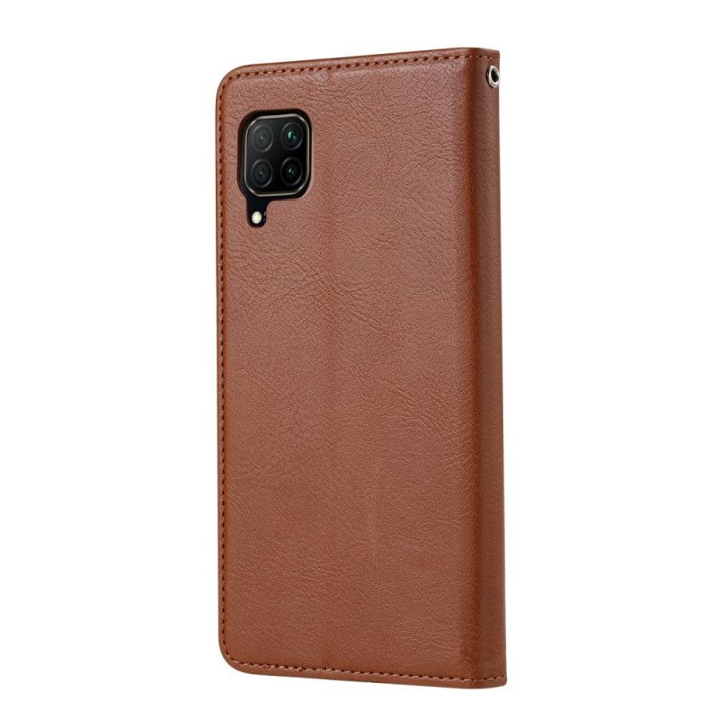 Flip Cover Huawei P40 Lite Simili Cuir Porte-cartes